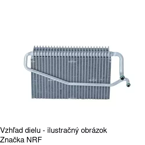 Výparník klimatizácie 5003P81X /POLCAR/ - obr. 1