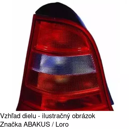 Zadné svetlo 5005870E /POLCAR/ - obr. 2