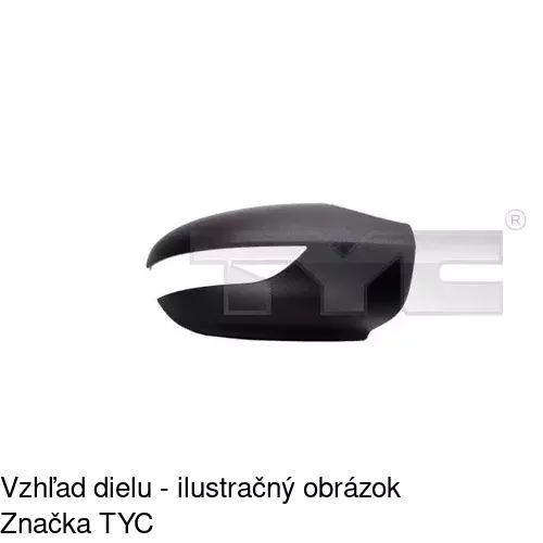 Rám vonkajšieho zrkadla 500654TM /POLCAR/ - obr. 1