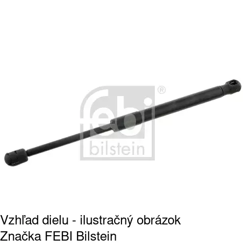 Plynová pružina 5009AB /POLCAR/ - obr. 1