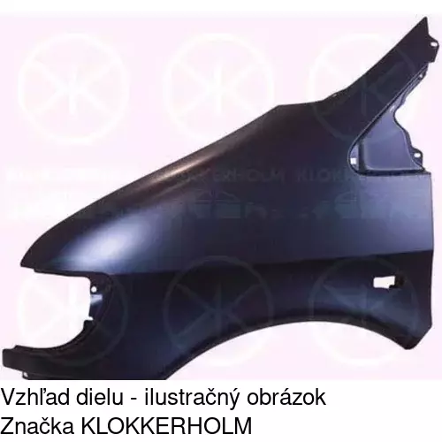 Predný blatník POLCAR 501202-1