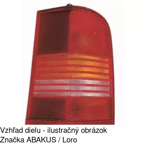 Zadné svetlo 5012872E /POLCAR/ - obr. 1