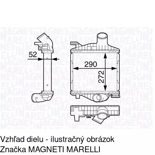 Chladiče vzduchu (Intercoolery) POLCAR 5012J8-1