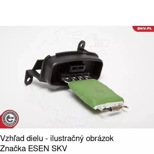 Ovládače klimatizácie 5012KST-1 /POLCAR/ - obr. 4