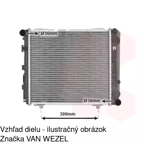 Chladiče vody 501408-2 /POLCAR/ - obr. 1