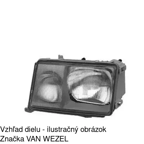 Sklo reflektora 5014111H /POLCAR/ - obr. 4