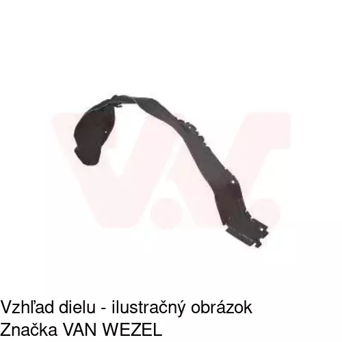 Podblatník (plast) 5014FP2T /POLCAR/ - obr. 1