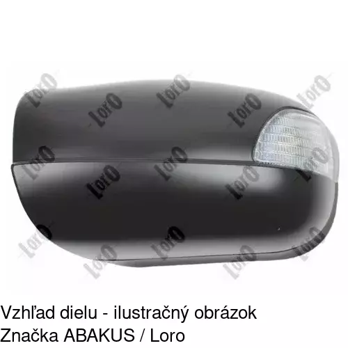 Rám vonkajšieho zrkadla 501554TM /POLCAR/ - obr. 3