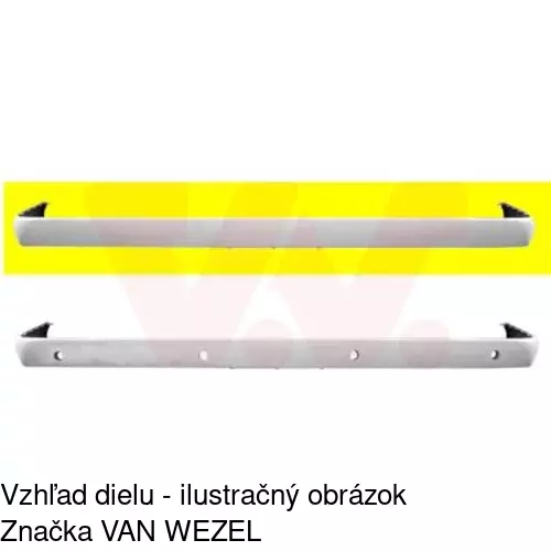 Lišta nárazníka 501596-4 /POLCAR/ - obr. 1