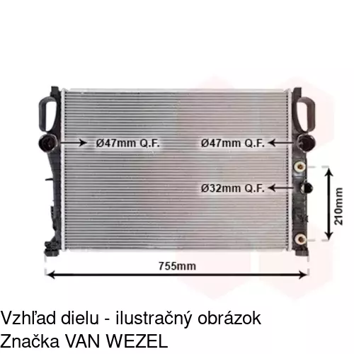 Chladiče vody 501608-3 /POLCAR/ - obr. 5
