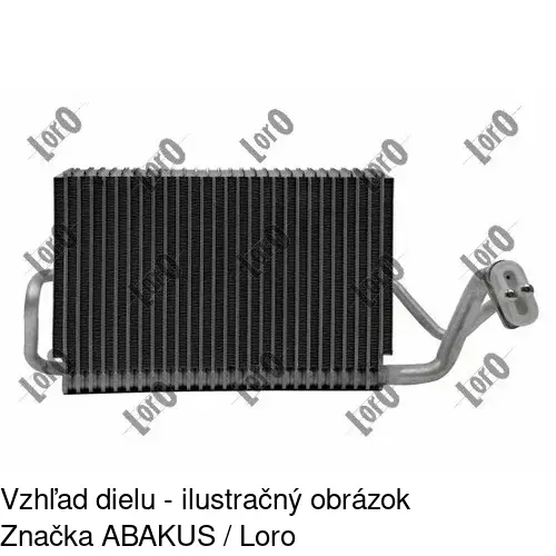 Výparník klimatizácie 5016P81X /POLCAR/ - obr. 2