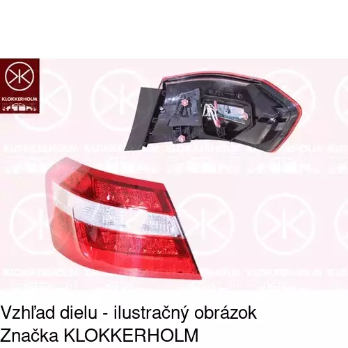 Zadné svetlo POLCAR 501888-X
