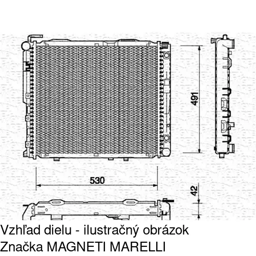 Chladiče vody 502408-3 /POLCAR/