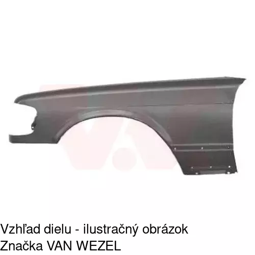 Predný blatník 502601 /POLCAR/ - obr. 1