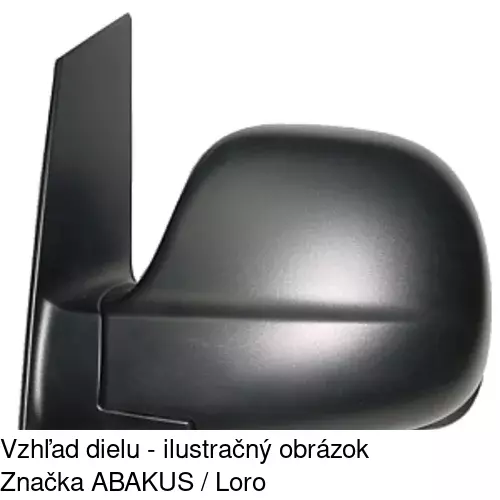 Vonkajšie zrkadlo 5040524E /POLCAR/ - obr. 3