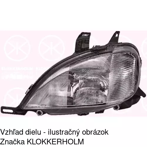 Hlavný reflektor 504410-H /POLCAR/ - obr. 1