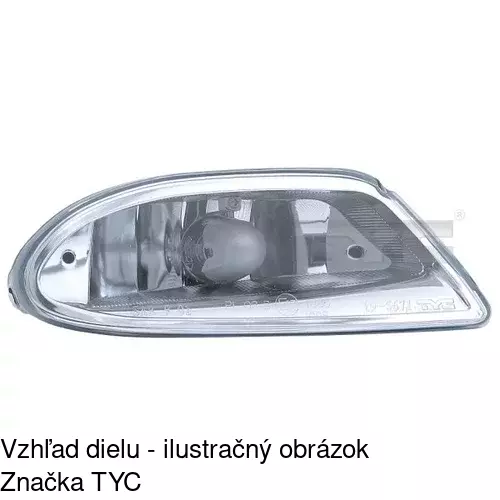 Hmlové svetlo - predné POLCAR 504429-E
