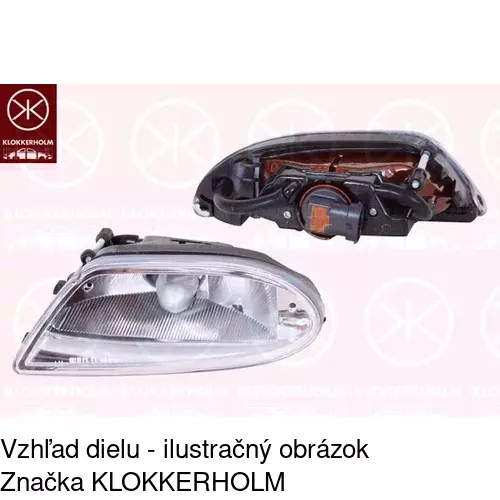 Hmlové svetlo - predné 504429-E /POLCAR/ - obr. 1