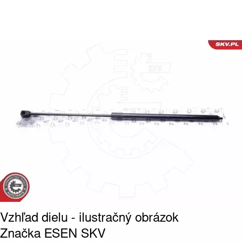 Plynová pružina 5045ASP /POLCAR/ - obr. 3
