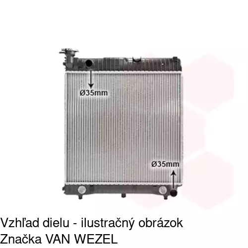 Chladiče vody 506108-3 /POLCAR/ - obr. 2