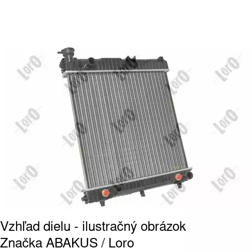 Chladiče vody 506108A3 /POLCAR/ - obr. 1