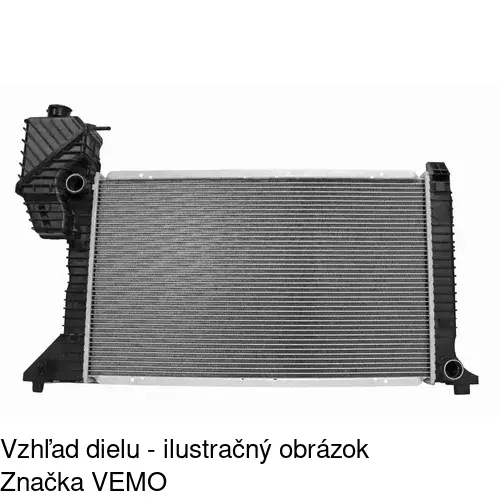 Chladiče vody 506208A4 /POLCAR/ - obr. 1