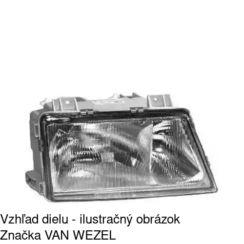 Hlavný reflektor 5062103E /POLCAR/ - obr. 4