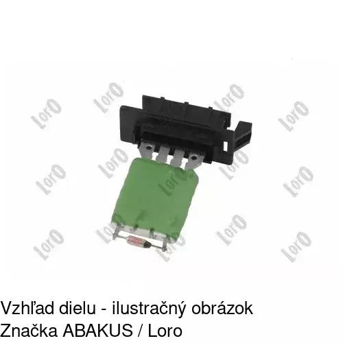 Ovládače klimatizácie 5062KST-2 /POLCAR/ - obr. 3