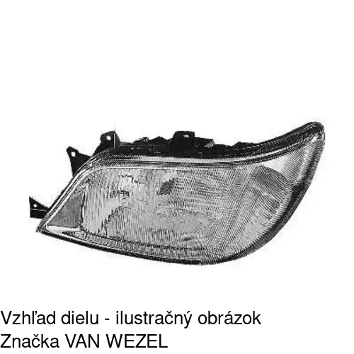 Hlavný reflektor 5063092E /POLCAR/ - obr. 3