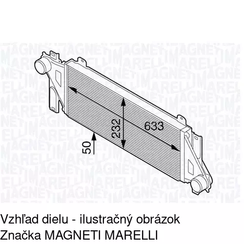 Chladiče vzduchu (Intercoolery) POLCAR 5063J81X
