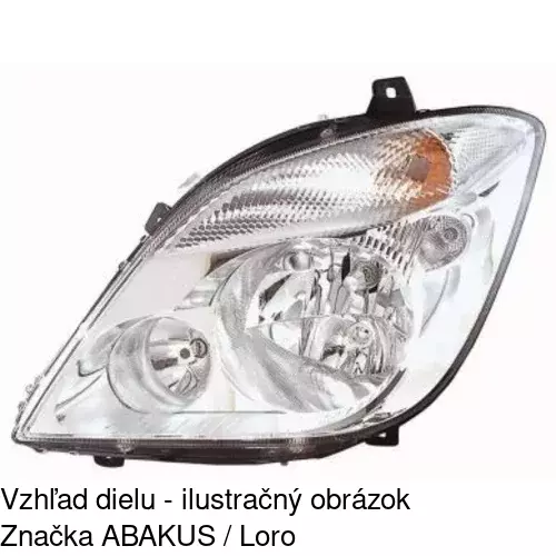 Hlavný reflektor 506509-E /POLCAR/ - obr. 5