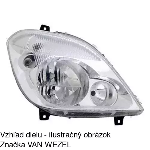 Hlavný reflektor 5065101H /POLCAR/ - obr. 5