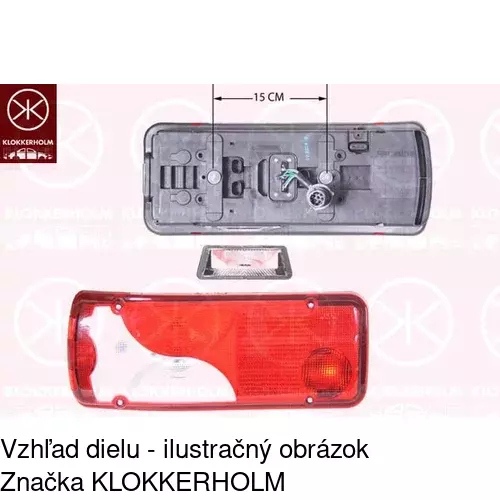 Zadné svetlo 5065884E /POLCAR/ - obr. 3