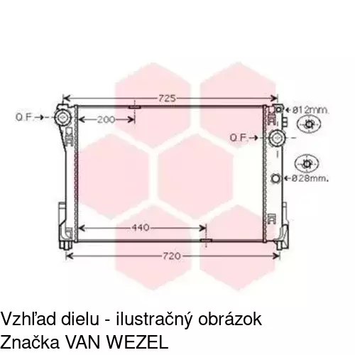 Chladiče vody 5070084K /POLCAR/ - obr. 2