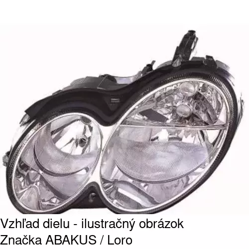 Hlavný reflektor POLCAR 507110-H