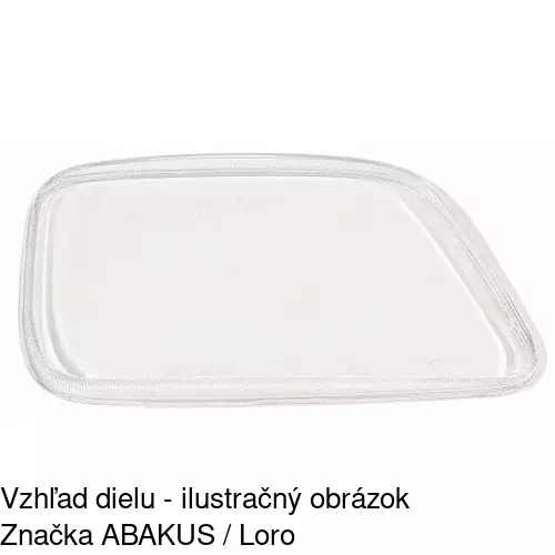 Sklo reflektora 508312-H /POLCAR/ - obr. 1