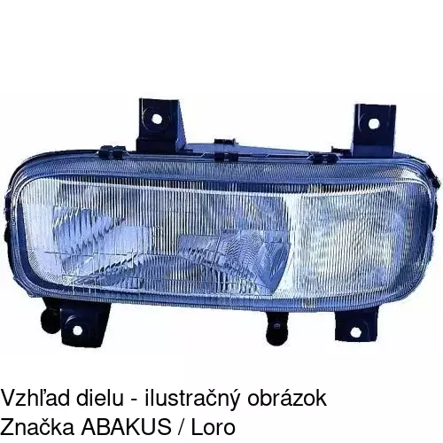 Hlavný reflektor 5085093E /POLCAR/ - obr. 3