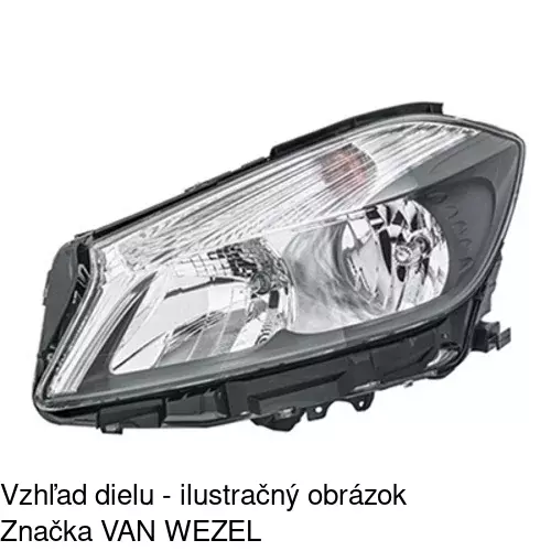 Hlavný reflektor 50C109-E /POLCAR/ - obr. 2