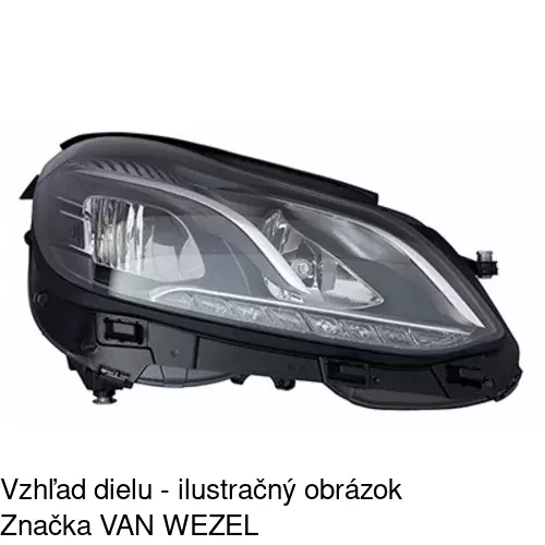 Hlavný reflektor 50E110-H /POLCAR/ - obr. 2