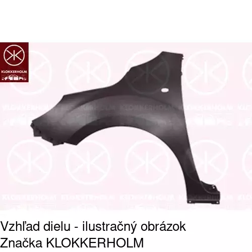 Predný blatník 50U102 /POLCAR/