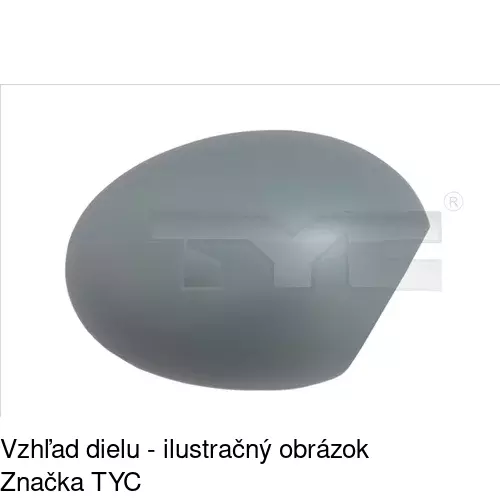 Rám vonkajšieho zrkadla 510155PM /POLCAR/ - obr. 1