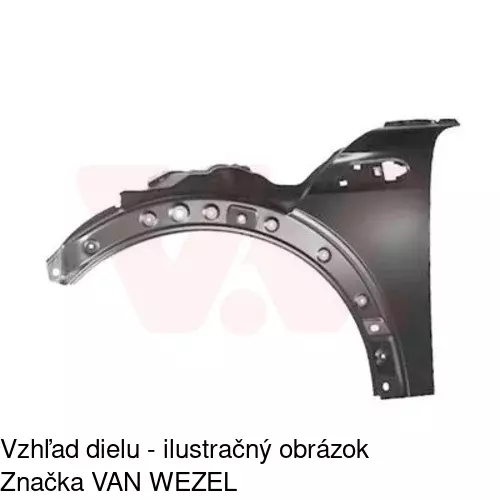 Predný blatník 510201 /POLCAR/ - obr. 1