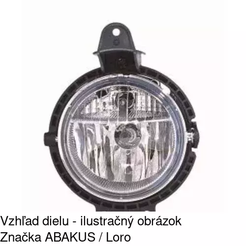 Hmlové svetlo - predné 5102290E /POLCAR/ - obr. 3