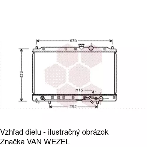 Chladiče vody POLCAR 521708-4