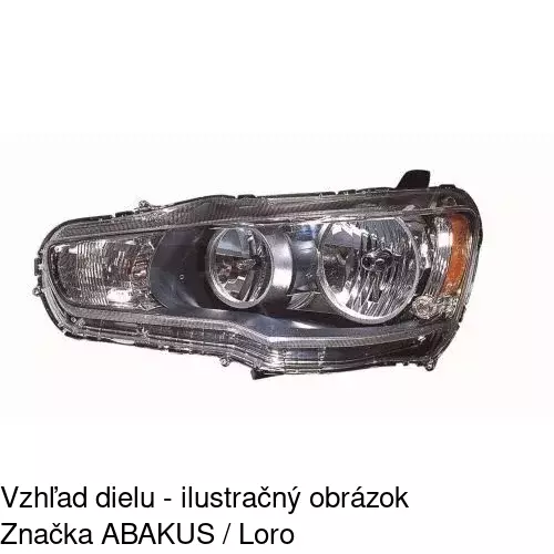 Hlavný reflektor 523410-E /POLCAR/ - obr. 2