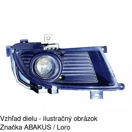 Hmlové svetlo - predné 524129-U /POLCAR/ - obr. 5