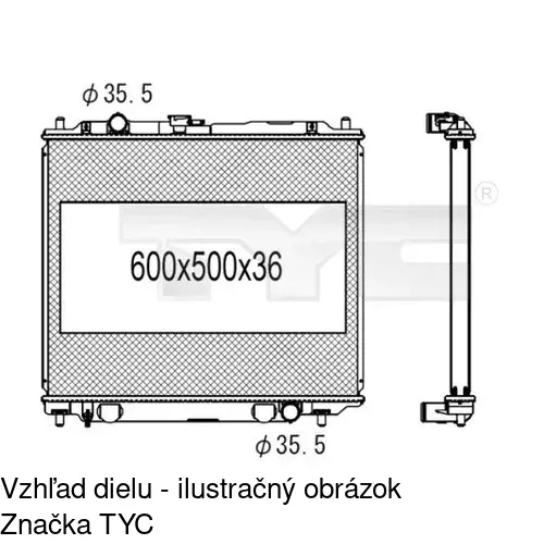 Chladiče vody POLCAR 527208-2