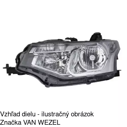 Hlavný reflektor 52X109-E /POLCAR/ - obr. 3
