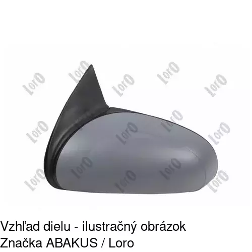 Vonkajšie zrkadlo 5501514E /POLCAR/ - obr. 3