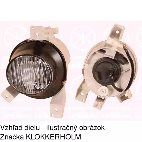 Hmlové svetlo - predné 550330-X /POLCAR/ - obr. 1